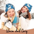 thumbnail image 4 of Lsque Cows Milk Pattern Knitted Beanie, Unisex Winter Hat, Knit Hat Winter Beanies Thick Fisherman Beanies Cuffed Plain Skull Caps, 4 of 6