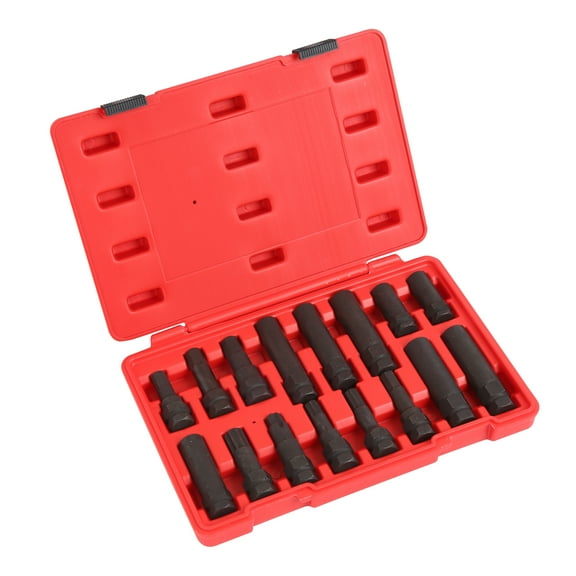 WINMAX AUTOMOTIVE TOOLS Black Locking Lug Nut Master Key Set Spline Star /Hex Style /Thin Wall / Long Lug Key