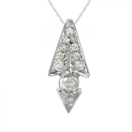 Foreli 0.25CTW Diamond 18k White Gold Necklace