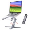 thumbnail image 1 of Soporte para Laptop OMOTON con Rotación de 360° para Oficina, Gris, 1 of 9