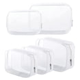 thumbnail image 1 of Bolsa de aseo Homtable, paquete de 5 unidades, de plástico transparente, aprobada por la TSA, 1 of 6