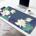 thumbnail image 1 of Alfombrilla de ratón antideslizante con diseño de flor de loto para videojuegos, alfombrilla de goma para ordenador portátil, oficina y hogar, tamaño de 90x40cm, XXL LIUWENJING unisex, 1 of 2