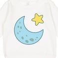 thumbnail image 3 of Inktastic Moon and Star Toddler Sweatshirt, 3 of 4