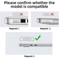 thumbnail image 4 of USB C to Magnetic 3 140W Charging Adapter Safe 3 Compatible with MacBook Pro 2023 (M2, 14/16 inch), MacBook Air 2022 (M2), MacBook Pro 2021 (M1, 14/16 inch) with 240W USB C Cable (1.5M), 4 of 8