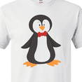 thumbnail image 4 of Inktastic Cute Penguin, Penguin With Red Bow Tie T-Shirt, 4 of 5