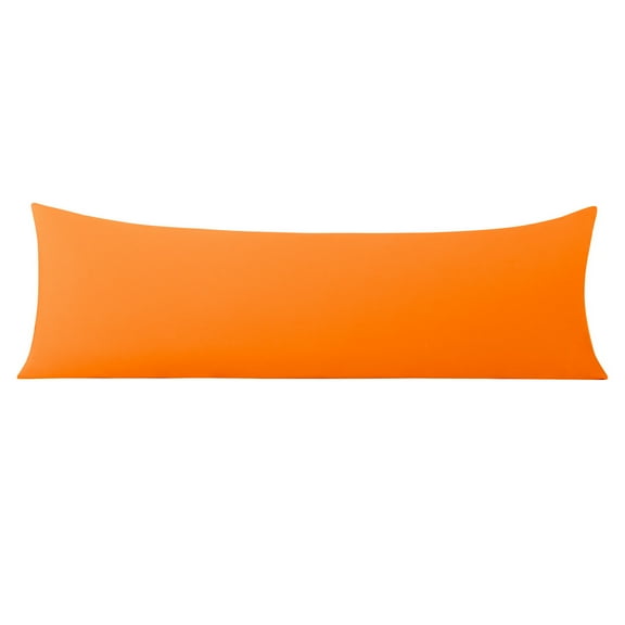 Flxxie Soft Microfiber, 1 Pack 20x54 inches Body Pillowcase, Orange