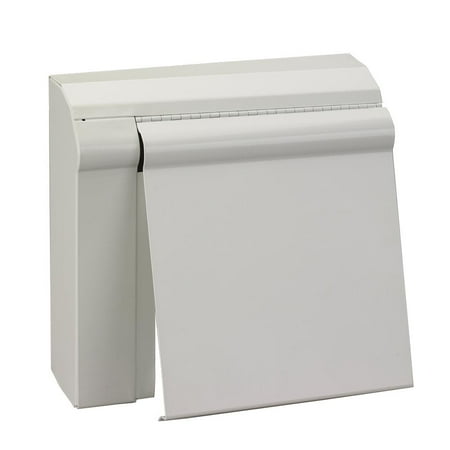 Fine/Line 30 8 In. Left Valve Cover For Baseboard Heaters In Nu White