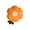 Orange, variant on KGJQ Crochet Flower Coasters, Handmade Knitted Heat Resistant Cup Mats Table Placemats, Decorative Crochet Doilies for Tabletop Protection, Cute Home Decor Gifts