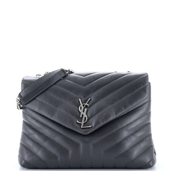 Pre-Owned Loulou Shoulder Bag Matelasse Chevron Leather Medium By Rebag