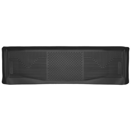 Husky Liners 53401 X-Act Contour Floor Liner Fits 2011-2016 Ford F250, F350 & F450 Crew Cab w/ or w/o Driver’s Side Foot Rest & Manual Transfer Case Shifter Second Row 1 Pc Black