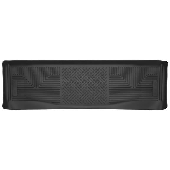 Husky Liners 53401 X-Act Contour Floor Liner Fits 2011-2016 Ford F250, F350 & F450 Crew Cab w/ or w/o Driver’s Side Foot Rest & Manual Transfer Case Shifter Second Row 1 Pc Black