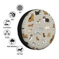 thumbnail image 4 of Naloa Dog Animal PVC Leather Spare Tire Wheel Cover for Car Truck SUV Camper Trailer Universal Fit many size15 inch, 4 of 6