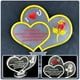 thumbnail image 3 of KAKOWELY 1 juego de moldes de silicona con forma de corazón para San Valentín, moldes de silicona epoxi para fundición, moldes de corazón para bricolaje, 3 of 4