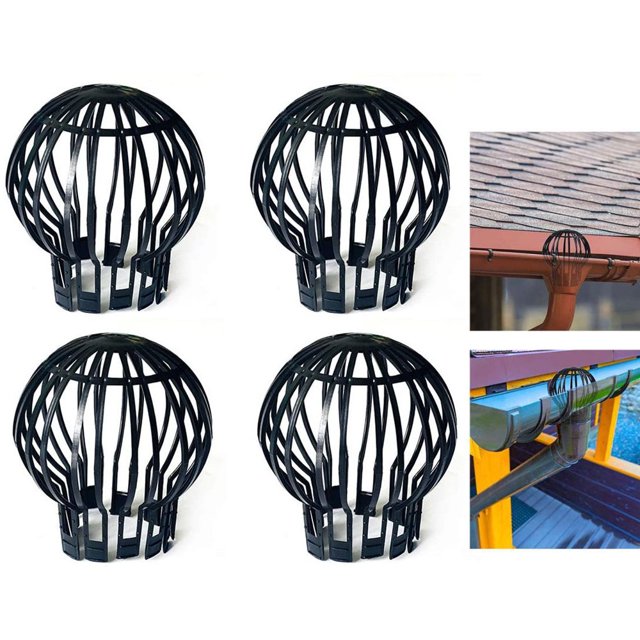 Juego de 4 protectores de filtro de residuos de techo.