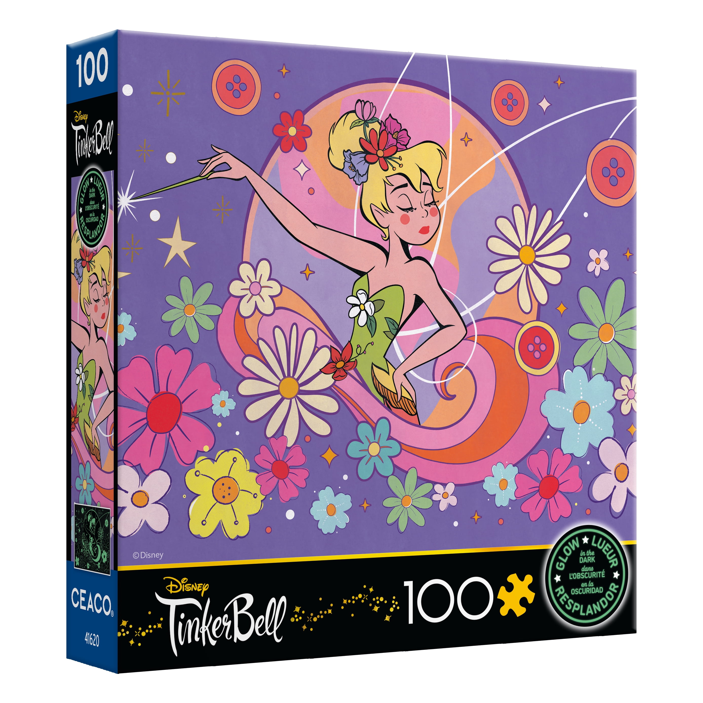 Ceaco Princess Kids 4-in-1 Multipack Interlocking Jigsaw Puzzles