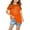 Orange, variant on ATOGUTA Toddler Boy Girl Shirts Short Sleeve T Shirts Kids Summer Tops Crewneck Tees Black, Size 3T-10