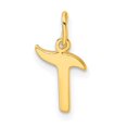thumbnail image 5 of Auriga 925 Sterling Silver Gold-tone Letter T Initial Charm for Women(L- 15.66mm, W- 7.39mm), 5 of 6