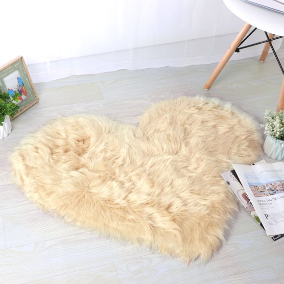 PiccoCasa Alfombras de Área Peludas para Sala de Estar, Caqui 2.3ftx3ft