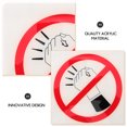 thumbnail image 2 of Public No Knocking Sign Warm Reminder Acrylic Wall No Knocking Sign Do Not Knock Sign, 2 of 8