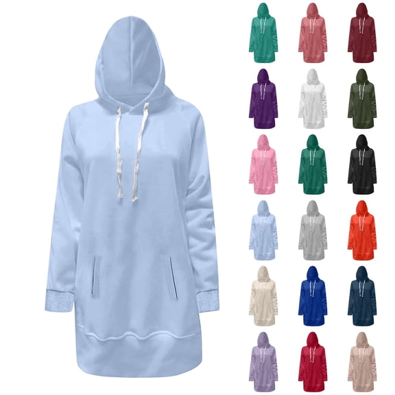 Women's Longline Hooded Sweatshirt, Side Slit Detail with Pockets, Oversized Casual Pullover for Layered Looks and Comfortable Daily Wear-Beige