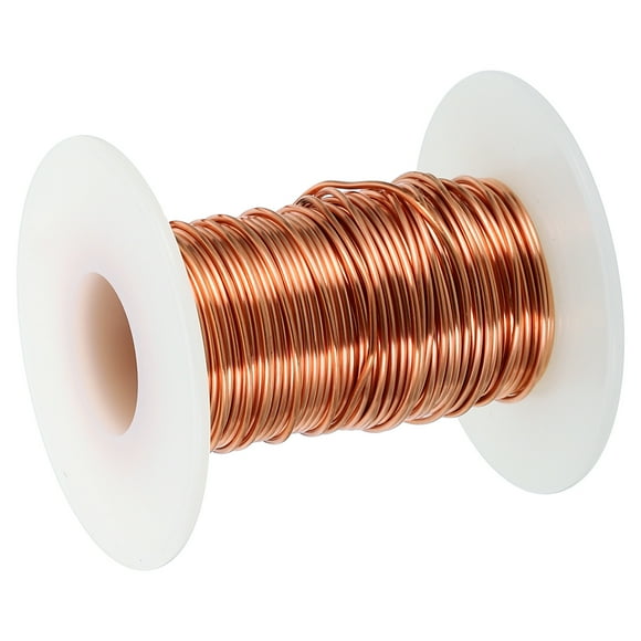 Unique Bargains Soft Copper Wire, 18Gauge/1mm Diameter 10m/32.8ft Spool Pure Copper Wire