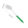 thumbnail image 3 of Btomtd Stiff Bristle Dishwashing Brush with Spatula Scrub Brush for Pots Pans Sink Cleaning Brush for Kitchen, Green, 3 of 6