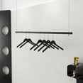 thumbnail image 1 of Clothing Store Ceiling Hanging Clothing Racks, Boutique Retail Metal Garment Racks Height Adjustable Commercial Wedding Dress Display Shelf ，ceiling Mount Clothes Storage Rod Clothes Rails, 1 of 8