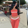 thumbnail image 3 of EASYBRAUS Women Polka Dot Tank Top Pants Set Summer Color Block Casual Outfit, 3 of 6