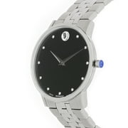 Movado Mens Museum Black Dial Watch - 607201