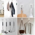 thumbnail image 4 of Ganchos adhesivos grandes de alta calidad para colgar ganchos de pared pesados de 66 libras, ganchos transparentes impermeables para toallas, duchas, cocinas al aire libre, tazas, 4 of 4