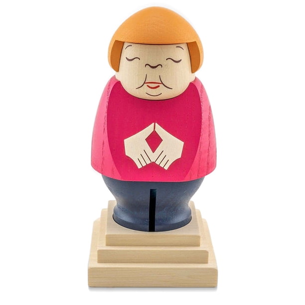 Toystoory Figuras de escultura de madera, arte 3D, artesanía, decoración de dibujos animados artificiales, accesorio de adorno, regalo para niños para Artesanía No.03 Toystoory HA009917-03B