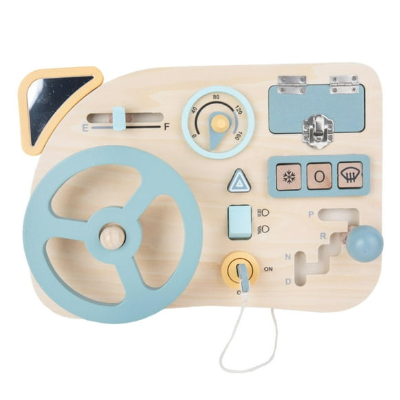 Montessori Busy Board Toddlers Locks Latch Baby Toys Child Gift Maze Wheel Music