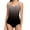 Gray, variant on BUIgtTklOP Womens Color Block Print One Piece Swimsuits Athletic Training Swimwear Bathing Suits