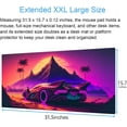 thumbnail image 2 of Pink Purple Neon Sunset Desk Mat Mousepad Punk Desk pad, Cool Futuristic Car Extended Large Gaming Mouse Pad Keyboard Pad, Fantasy Art Computer Mat Office Desktop Decoration 31.5 x 15.7 inch, 2 of 6