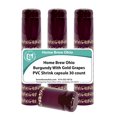 thumbnail image 4 of 1 X Burgundy Gold Grapes PVC Shrink Capsules-30 Per Bag, 4 of 7