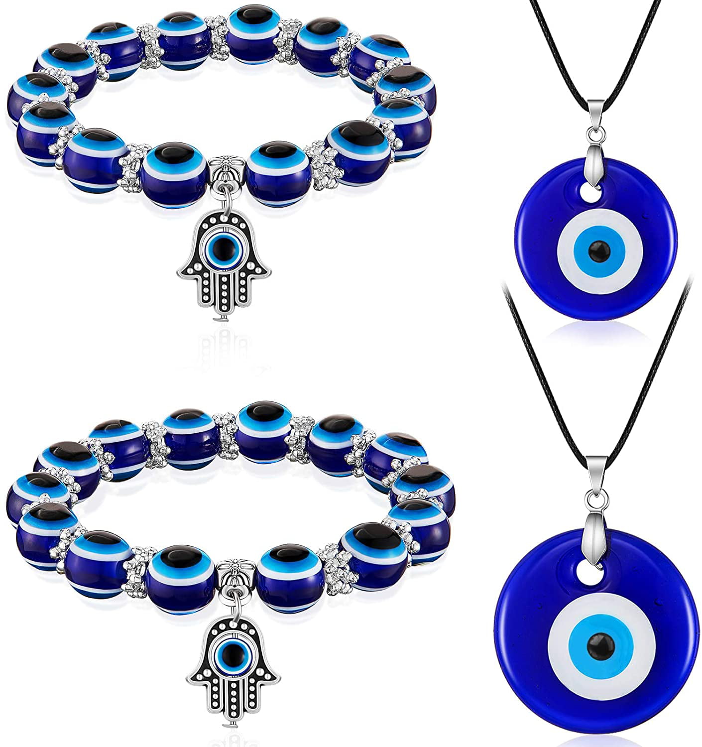 Trendy  Stylish Blue Round Shape Evil Eye Bracelet for Girls  Women  Adjustable Comfortable Tradition