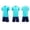 Sky Blue, variant on Kids Soccer Jerseys for Boys Girls Training Outfit Team Uniform Athletic Shirts Sportswear Kit Size 120-160 Yellow