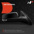 thumbnail image 2 of A-Premium Passenger Side Power Door Mirror - Compatible with Chevrolet Malibu 2013-2015, Malibu Limited 2016 - Heated Non-Folding Black Outside Rear View Mirror w/Turn Signal - Replace# 22860543, 2 of 6