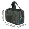 thumbnail image 2 of Portable Shower Bag for Gym Mesh Toiletry Organizer for Travel Ideal Caddy for Bathroom Camping College and Dorm Use, 2 of 7