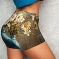 thumbnail image 3 of Picia Rustic Daisy Mason Jars Printed Workout Shorts for Women Seamless Scrunch Butt Lifting High Waisted Yoga Gym Booty Running Moisture-wicking Short Pants-X-Large, 3 of 9