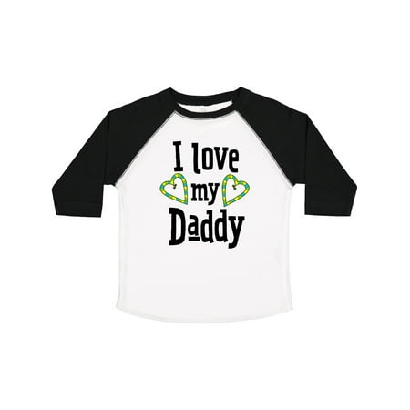 

Inktastic I Love My Daddy- Hearts Gift Toddler Boy or Toddler Girl T-Shirt
