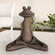 thumbnail image 3 of Estatua De Rana De Buda, Estatua De Rana, Pose Relajada, Decoración Conmemorativa Para El Hogar, Decoración De Meditación, Decoración De Yoga Vogacara OD014567-02, 3 of 6