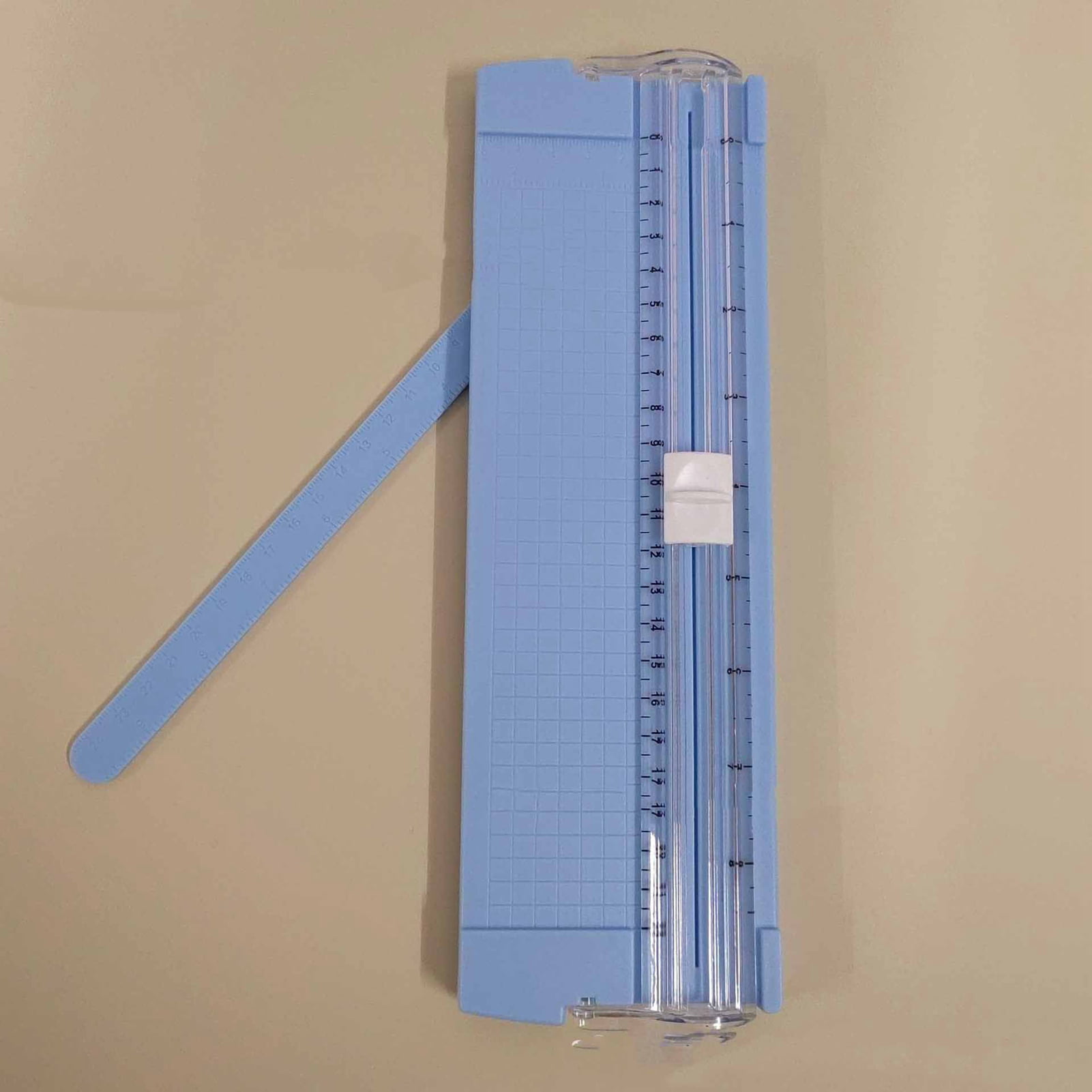 Mini Paper Cutter, Multifunction A5 Small Paper Cutter For Card Making Blue  
