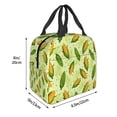 thumbnail image 3 of Fotbe Fresh Corn Bolsa Térmica con Estampado y Forro de Aluminio Grueso Bolsa de Almuerzo con Bolsillo Frontal para Hombres y Mujeres, Ideal para Trabajo, Escuela, 3 of 8