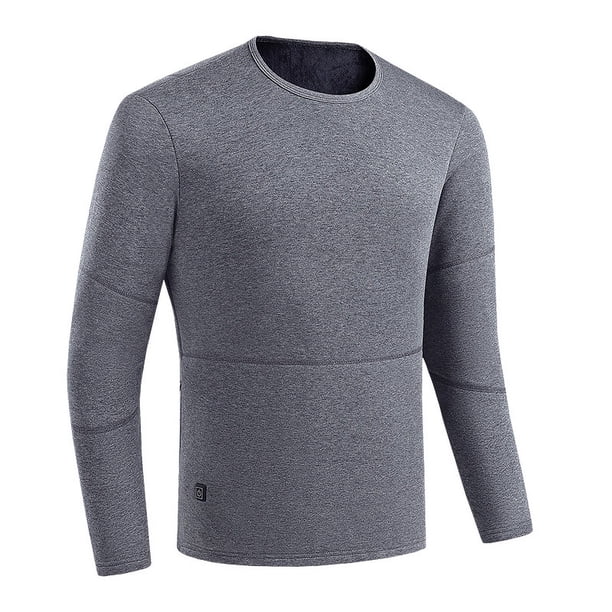Traje de calefacción de invierno para hombres y mujeres, ropa interior térmica, fuente de alimentación móvil USB, calefacción inteligente de cuerpo entero