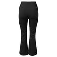 thumbnail image 5 of SNKSDGM Women's Plus Cargo Pants Women Work Out Black Pants for Women Dressy Plus Size Women's Casual Solid Color Split Hem High Waist Pants Wide Leg Bottoms, 5 of 5