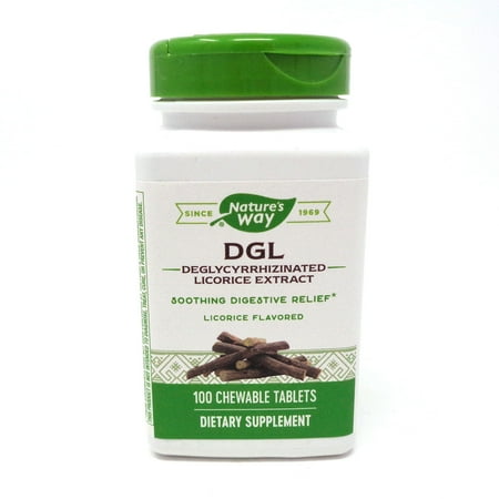 Enzymatic Therapy DGL Chewable Tablet, 100 Count