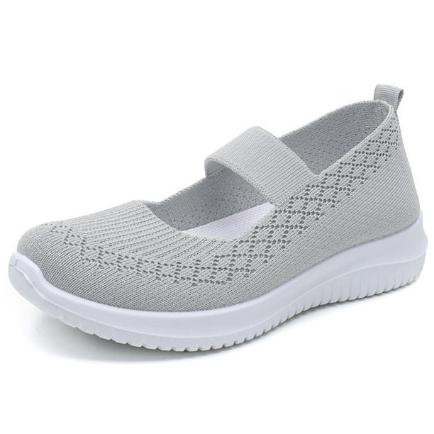 Zapatos enfermería para correr mujeres malla transpirable anti-Slip al aire libre