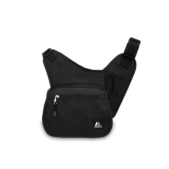 Everest Unisex Messenger Bag - Medium Black
