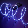 thumbnail image 3 of Cable de datos serpentina de Metal para Apple Android tipo C, luz luminosa para correr, cable de carga rápida 2.4A, 3 of 5